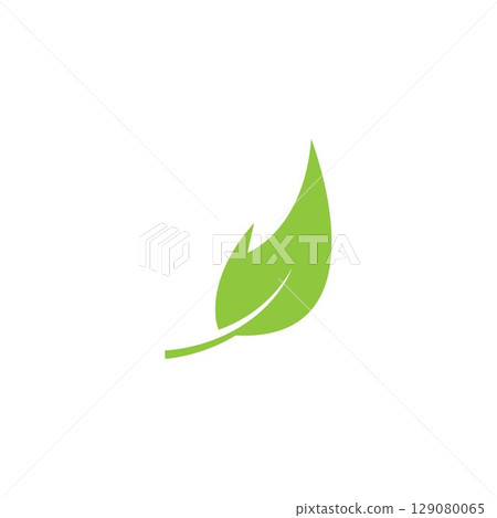 Logos of green Tree leaf ecology nature element vector 129080065