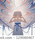 絲帶氛圍女孩1 129080467