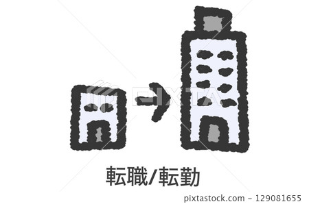工作變動和調動的圖示說明 129081655