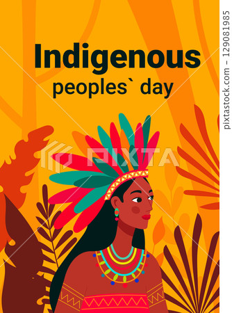 We celebrate Indigenous Peoples Day, showcasing cultural representation in our vibrant community 129081985