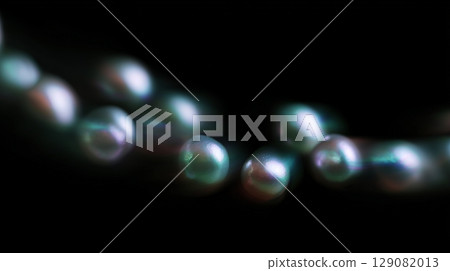 孔雀珍珠彩虹色黑色背景宏 129082013