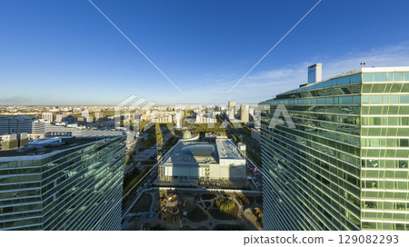 Aerial view of Astana, Kazakhstan 129082293