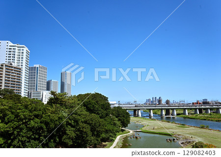 多摩川和二子玉川的街道 129082403