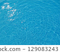The water surface of the outdoor pool ③ 129083243