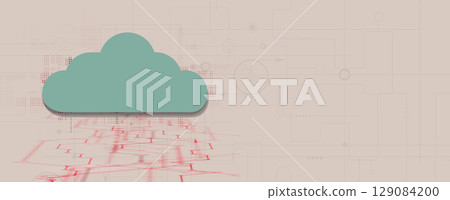 Cloud futuristic concept technology background and network security Cloud futuristic concept technology background and network security 129084200