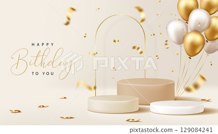 米色產品展示屏台日本金球生日情人節母親節婦女節節日紀念日廣告海報素材單 米色產品展示屏台日本金球生日情人節母親節婦女節節日紀念日廣告海報素材單 129084241