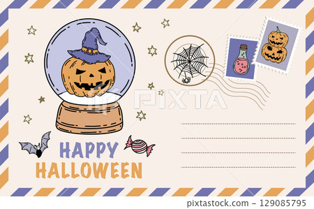 halloween, vector, icon 129085795