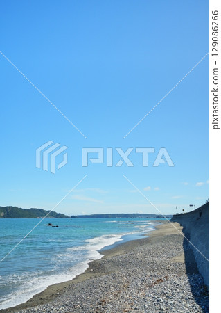 blue sea and sky 129086266