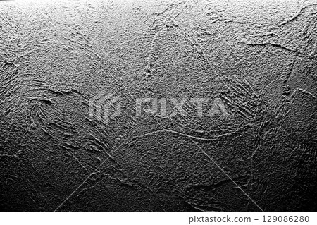 Plaster wall texture (monochrome) 129086280