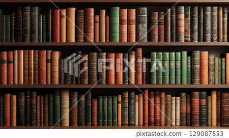 【古典書架裝幀】散發著深厚學問與歷史氣息的書房影像 【古典書架裝幀】散發著深厚學問與歷史氣息的書房影像 129087853