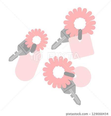 Locker key wristband hot spring pool public bath key illustration Locker key wristband hot spring pool public bath key illustration 129088434
