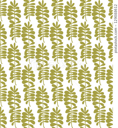 Seamless pattern, nature motifs, autumn pattern 129088612
