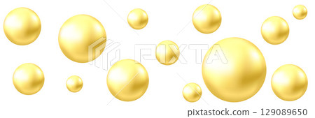 Gold ball background. Gold ball background. 129089650