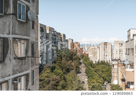 Soviet Brutalist Apartment Blocks in Tbilisi Soviet Brutalist Apartment Blocks in Tbilisi 129089863