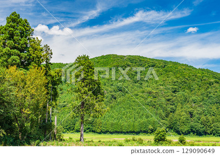 Satoyama scenery of Makino Town, Takashima City, Shiga Prefecture Satoyama scenery of Makino Town, Takashima City, Shiga Prefecture 129090649
