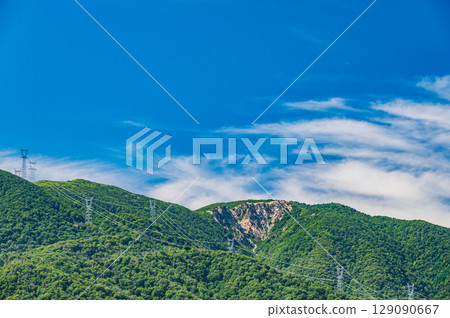 從滋賀縣高島市牧野町眺望赤坂山 129090667