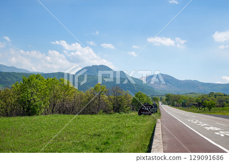Iida Plateau in May 129091686