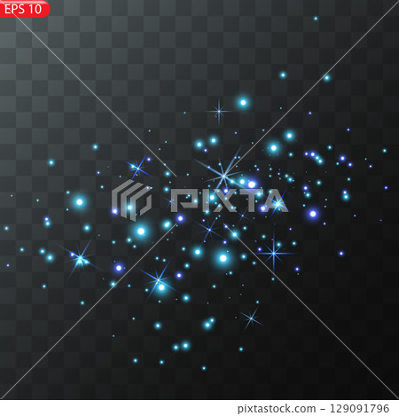 Christmas glowing dust confetti light Christmas glowing dust confetti light 129091796