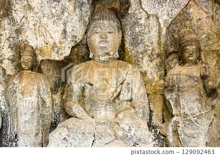 Usuki Stone Buddha Furuzono Stone Buddha Group 129092463