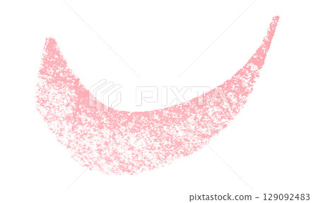 Pink crayon brush stroke isolated on transparent background Pink crayon brush stroke isolated on transparent background 129092483