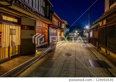 福井縣小濱西組茶屋街夜景 129092630