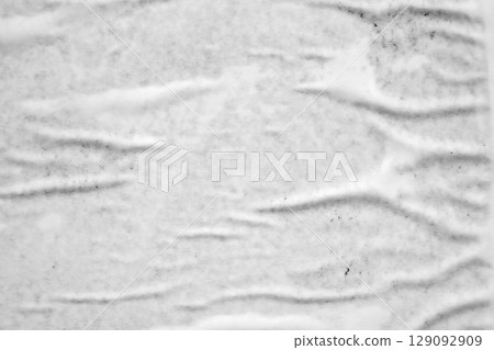 white crumpled and creased glued wrinkled paper poster texture background white crumpled and creased glued wrinkled paper poster texture background 129092909