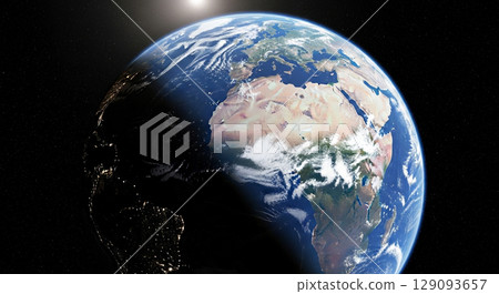 Image of blue earth 129093657