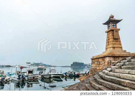 Fukuyama City Tomonoura Night Lights (Hiroshima) 129093833