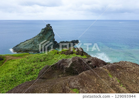Ishigaki Island, Okinawa, Seascape seen from Okanzaki 129093944
