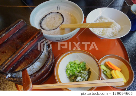 Health food Japanese yam dishes 129094665