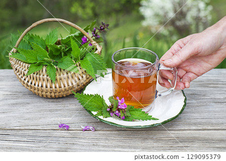 Nettle tea 129095379