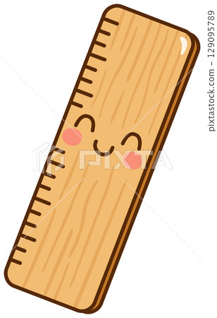 Kawaii Wooden Ruler 129095789
