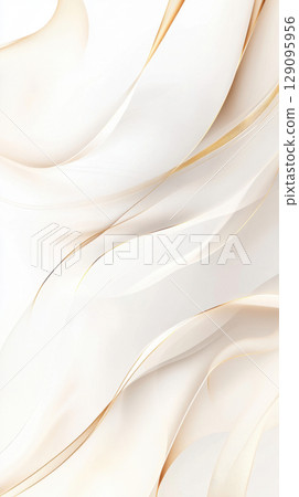 Calm from soft, flowing waves 129095956