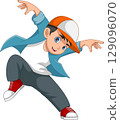 boy dancing breakdance 129096070
