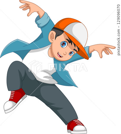 boy dancing breakdance 129096070