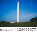 The Washington Monument towering over the National Mall in Washington, D.C. 129096077