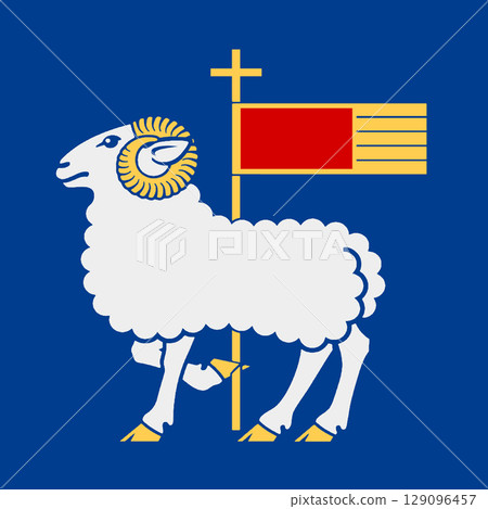 Gotland Municipality Sweden flag background 129096457
