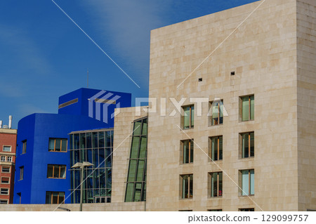 the city of bilbao in spain the city of bilbao in spain 129099757