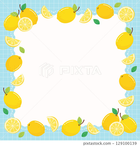 cute lemon fruit party frame 1 129100139