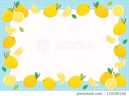 cute lemon fruit party frame 2 cute lemon fruit party frame 2 129100140