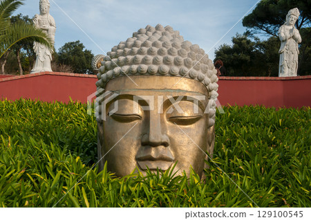 Statue in Budha Eden Park, in Portugal 129100545