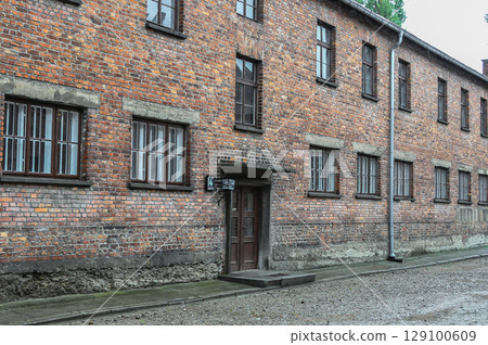 Auschwitz concentration camp in Poland 129100609