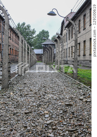 Auschwitz concentration camp in Poland Auschwitz concentration camp in Poland 129100619