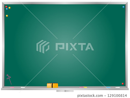 黑板框向量素材 | A4比例，橫向，可自由書寫 129100814