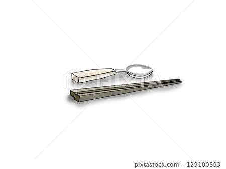 What to bring with you when evacuating: chopsticks and spoon 129100893