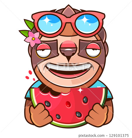 Colorful summer background layout poster design. 129101375