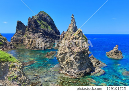 【島根縣】晴天的國賀海岸天國（隱岐諸島西之島） 129101725