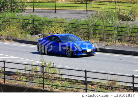藍色日本跑車 藍色日本跑車 129101937