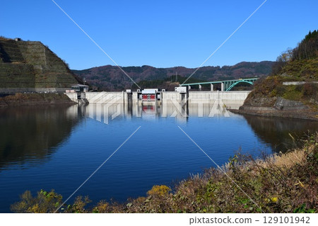 Selected 100 Dam Lakes of Kangawa River Dam Selected 100 Dam Lakes of Kangawa River Dam 129101942