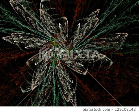 Imaginatory fractal abstract background Image 129102148